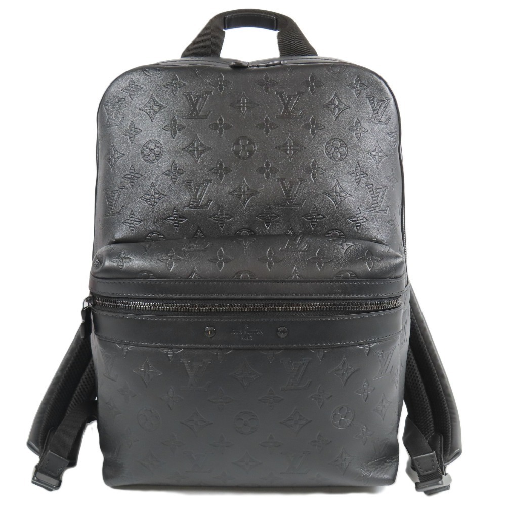 Louis Vuitton Sprinter Backpack Bag Monogram Shadow Black Rucksack Daypack